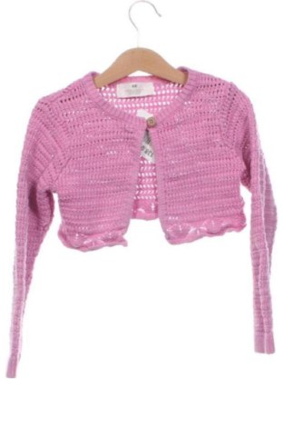 Gyerek kardigán H&M, Méret 4-5y / 110-116 cm, Szín Rózsaszín, Ár 3 901 Ft, #138040306