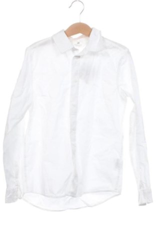 Kinderhemd H&M, Größe 7-8y/ 128-134 cm, Farbe Weiß, Preis 6,14 €, #138016182