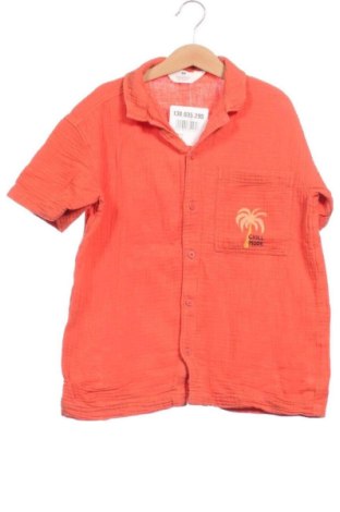 Kinderhemd H&M, Größe 7-8y/ 128-134 cm, Farbe Orange, Preis € 5,72, #138035295