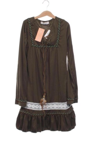 Kinderkleid Unbranded, Größe 7-8y/ 128-134 cm, Farbe Grün, Preis 13,15 €, #138028880