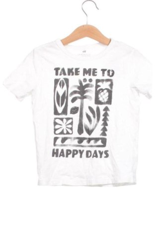Dětské tričko  H&M, Velikost 2-3y/ 98-104 cm, Barva Bílá, Cena  146,00 Kč, #137999876