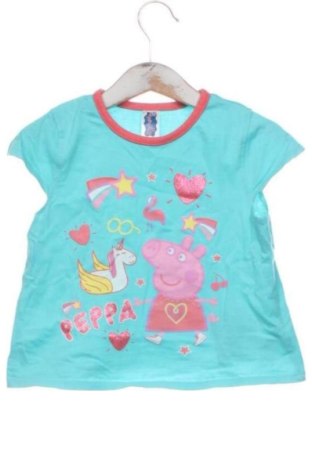 Παιδικό μπλουζάκι Peppa Pig, Μέγεθος 2-3y/ 98-104 εκ., Χρώμα Πράσινο, Τιμή 6,18 €, #137992766