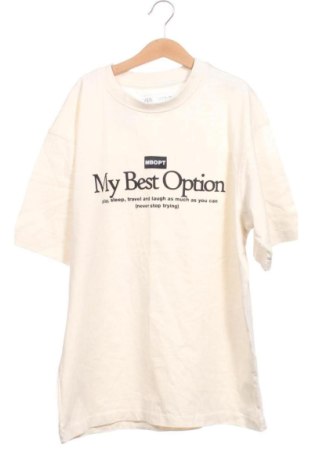 Kinder T-Shirt Zara, Größe 12-13y/ 158-164 cm, Farbe Beige, Preis 7,62 €, #138029520
