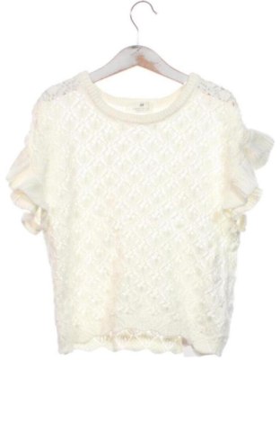Kinderpullover H&M, Größe 12-13y/ 158-164 cm, Farbe Weiß, Preis 14,99 €, #138002432