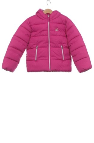 Geacă pentru copii United Colors Of Benetton, Mărime 5-6y/ 116-122 cm, Culoare Roz, Preț 178,47 Lei, #138025854