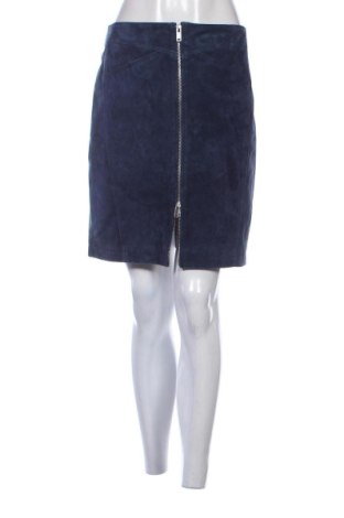Fustă de piele Mango, Mărime M, Culoare Albastru, Preț 150,27 Lei, #137985120