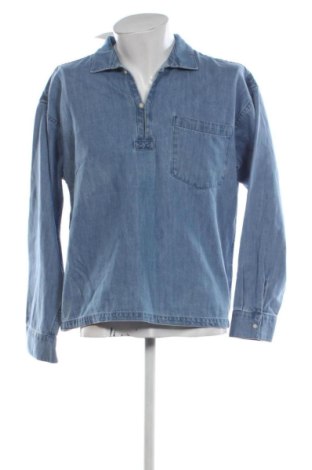 Мъжка блуза Zara, Размер M, Цвят Син, Цена 17,00 €, #138036382