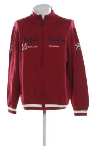 Męski kardigan Lerros, Rozmiar XXL, Kolor Czerwony, Cena 129,99 zł, #138013578