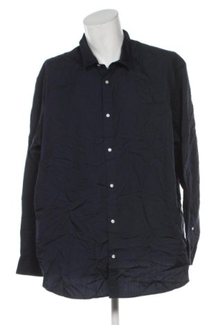 Ανδρικό πουκάμισο Jack & Jones, Μέγεθος 4XL, Χρώμα Μπλέ, Τιμή 43,99 €, #138051726