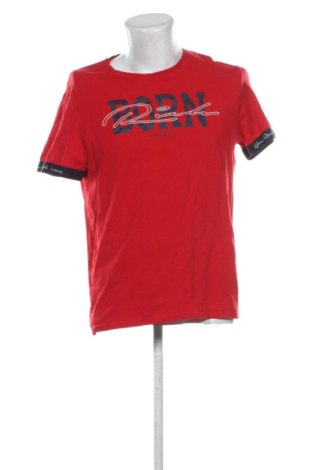 Męski T-shirt Born Rich, Rozmiar L, Kolor Czerwony, Cena 78,15 zł, #137986341