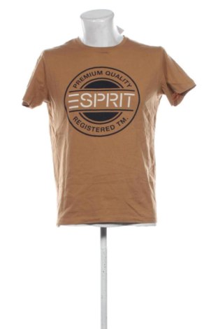 Męski T-shirt Esprit, Rozmiar L, Kolor Beżowy, Cena 59,68 zł, #137989176