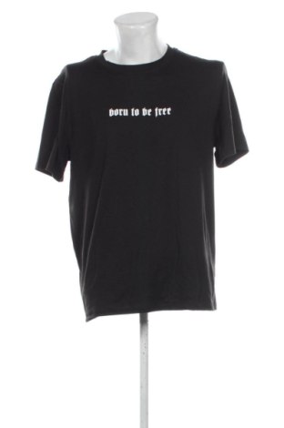 Męski T-shirt Manfinity, Rozmiar L, Kolor Czarny, Cena 57,26 zł, #137992238