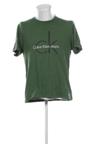 Tricou de bărbați Calvin Klein Jeans, Mărime XL, Culoare Verde, Preț 136,48 Lei, #137994608