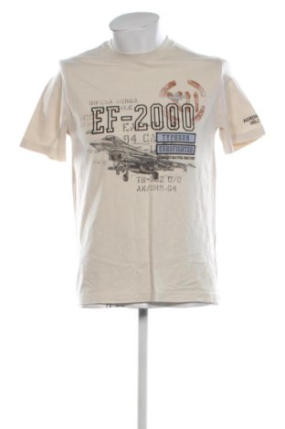 Herren Shirt Aeronautica Militare, Größe L, Farbe Ecru, Preis 33,34 €, #138031180