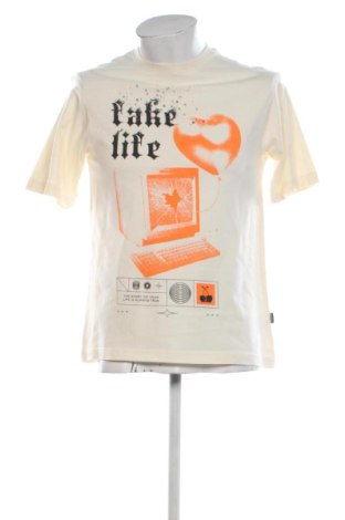 Мъжка тениска Cropp, Размер S, Цвят Екрю, Цена 13,52 €, #138031677
