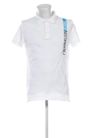Мъжка тениска Calvin Klein Jeans, Размер L, Цвят Бял, Цена 31,00 €, #138044061