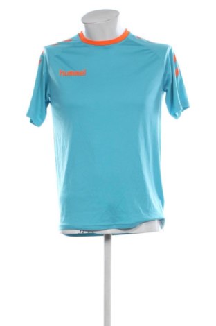 Ανδρικό t-shirt Hummel, Μέγεθος M, Χρώμα Μπλέ, Τιμή 8,74 €, #138045975