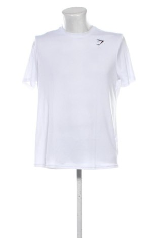 Tricou de bărbați Gymshark, Mărime L, Culoare Alb, Preț 73,49 Lei, #138040772