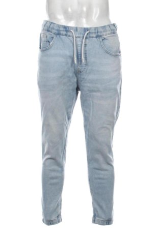 Męskie jeansy Bershka, Rozmiar M, Kolor Niebieski, Cena 84,69 zł, #137990120