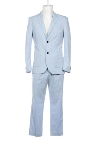 Męski garnitur H&M, Rozmiar M, Kolor Niebieski, Cena 241,31 zł, #137950709