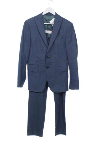 Мъжки костюм Zara, Размер S, Цвят Син, Цена 113,17 €, #137955932