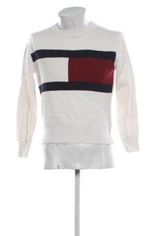 Męski sweter Tommy Hilfiger, Rozmiar S, Kolor ecru, Cena 297,99 zł, #138008138