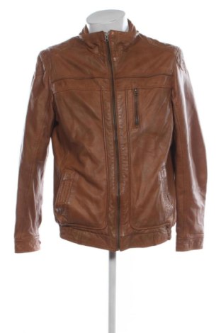 Мъжко кожено яке H&M, Размер XL, Цвят Кафяв, Цена 83,34 €, #138023165