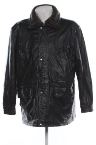Мъжко кожено яке Unbranded, Размер XXL, Цвят Черен, Цена 83,34 €, #138023806