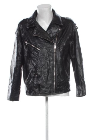 Geacă de piele pentru bărbati Zara, Mărime XL, Culoare Negru, Preț 259,99 Lei, #138046484