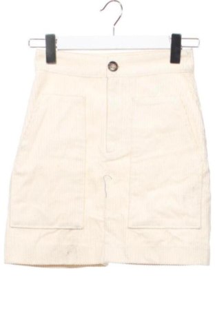 Rock H&M, Größe XXS, Farbe Ecru, Preis 7,99 €, #138013976