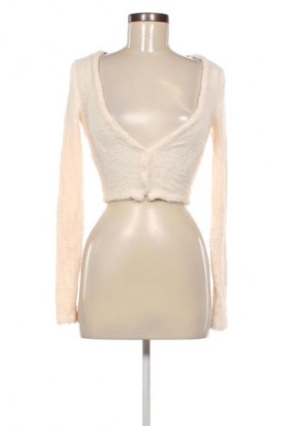 Damski kardigan Pull&Bear, Rozmiar XS, Kolor ecru, Cena 34,99 zł