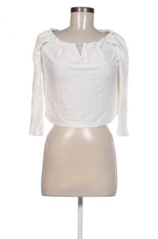 Damen Shirt Bershka, Größe S, Farbe Ecru, Preis 1,99 €