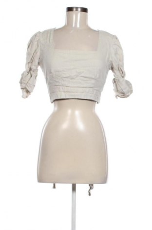 Damen Shirt NA-KD, Größe M, Farbe Beige, Preis 5,99 €