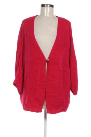 Damski kardigan Laura Torelli, Rozmiar XXL, Kolor Czerwony, Cena 31,99 zł