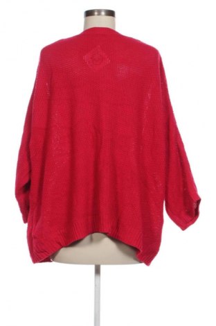 Damski kardigan Laura Torelli, Rozmiar XXL, Kolor Czerwony, Cena 31,99 zł