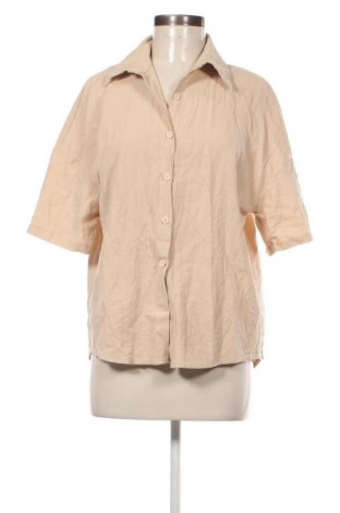 Γυναικείο πουκάμισο SHEIN, Μέγεθος M, Χρώμα  Μπέζ, Τιμή 5,99 €