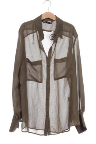 Dámská košile  Zara, Velikost XS, Barva Zelená, Cena  409,00 Kč