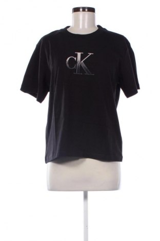Γυναικείο t-shirt Calvin Klein Jeans, Μέγεθος S, Χρώμα Μαύρο, Τιμή 43,99 €