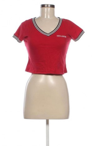 Damen T-Shirt Hollister, Größe XS, Farbe Rot, Preis 1,99 €