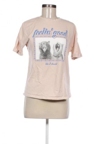 Γυναικείο t-shirt Reserved, Μέγεθος S, Χρώμα  Μπέζ, Τιμή 10,99 €