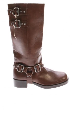 Γυναικείες μπότες Stradivarius, Μέγεθος 40, Χρώμα Καφέ, Τιμή 68,99 €