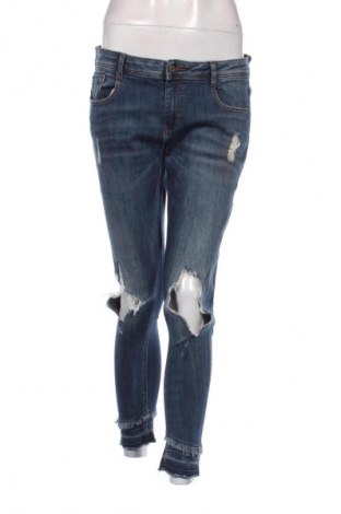 Dámske džínsy  Zara, Veľkosť L, Farba Modrá, Cena  15,35 €
