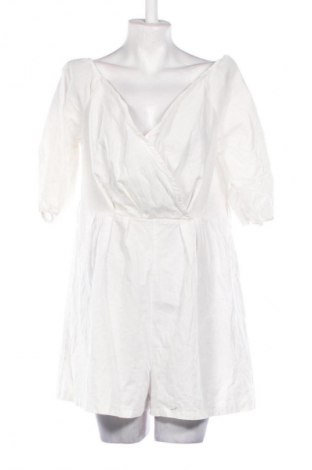 Damski krótki kombinezon Boohoo, Rozmiar L, Kolor Biały, Cena 75,99 zł