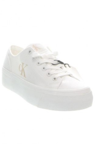 Obuwie damskie Calvin Klein Jeans, Rozmiar 37, Kolor Biały, Cena 199,99 zł