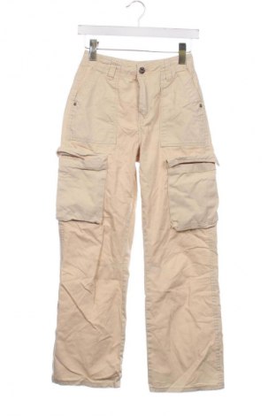 Dámske nohavice Bershka, Veľkosť XS, Farba Béžová, Cena  5,00 €