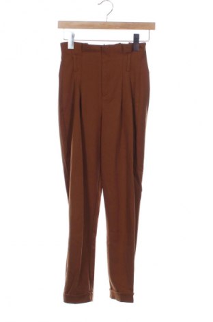 Damenhose Bershka, Größe XXS, Farbe Braun, Preis 5,12 €