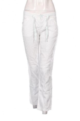 Damskie spodnie Clockhouse, Rozmiar S, Kolor Biały, Cena 26,79 zł