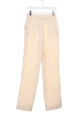 Dámské kalhoty  Zara, Velikost XS, Barva Béžová, Cena  99,00 Kč