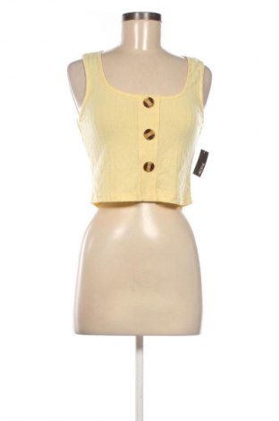 Γυναικείο αμάνικο μπλουζάκι Ardene, Μέγεθος M, Χρώμα Κίτρινο, Τιμή 8,99 €