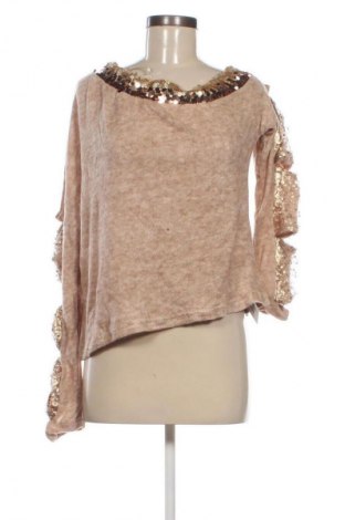 Damski sweter ChicMe, Rozmiar L, Kolor Beżowy, Cena 13,99 zł